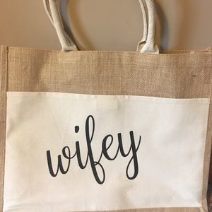 Wifey beach bag